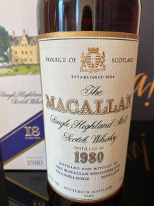Macallan 1980 18 Years Old Sherry Oak Cask Italian Giovinetti & Figli edition Single Malt Scotch Whisky 麥卡倫 18年 1980 威士忌