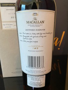 Macallan 22 Years Old 1995 / 2017 Exceptional Single Cask #5326 / 06 , European Oak Sherry Hogshead Whisky Cask Strength -52.7%abv Limited Edition of 281 Bottles 麥卡倫 單桶威士忌 原酒
