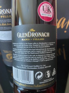 Glendronach 25 Years Old Cask 441 / 5086 hand filled Single Malt Whisky Cask Strength -54.7%abv Limited Edition