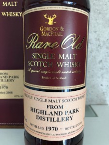 Highland Park 38 Year Old 1970/2008 First Fill Sherry Butt Single Malt Scotch Whisky -Gordon &MacPhail