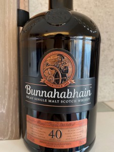 Bunnahabhain 40 Year Old Single Malt Whisky 2017 Release -41.9%abv Limited Edition 750 Bottles