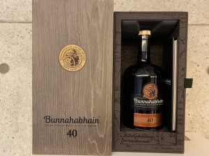 Bunnahabhain 40 Year Old Single Malt Whisky 2017 Release -41.9%abv Limited Edition 750 Bottles