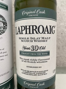 Laphroaig Original Cask Strength- Green label 57.3%abv (Whiskyfun-94)