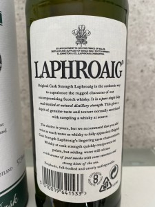 Laphroaig Original Cask Strength- Green label 57.3%abv (Whiskyfun-94)