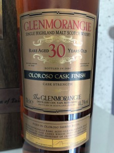 Glenmorangie 30 Years Old 1972/2004 Vintage Oloroso Sherry Cask Finish 44.3%abv -Limited Edition of 4548 bottles